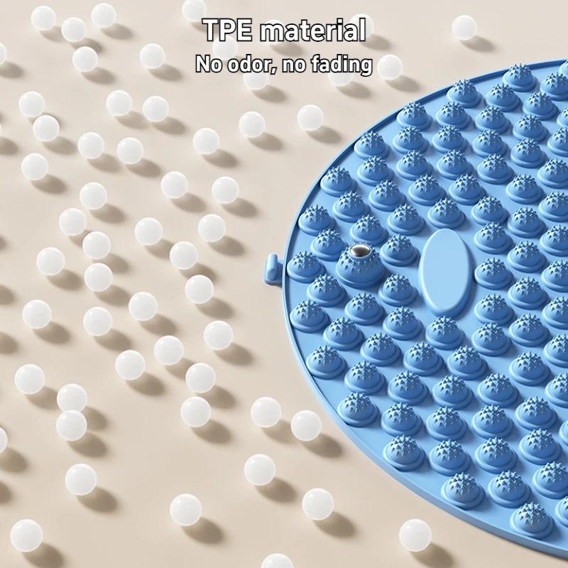 Foot Yoga Massage Acupressure Board Mat Muscle Relaxation Round Exercise Mat Fitness Foot Training Massage Acupressure Mat