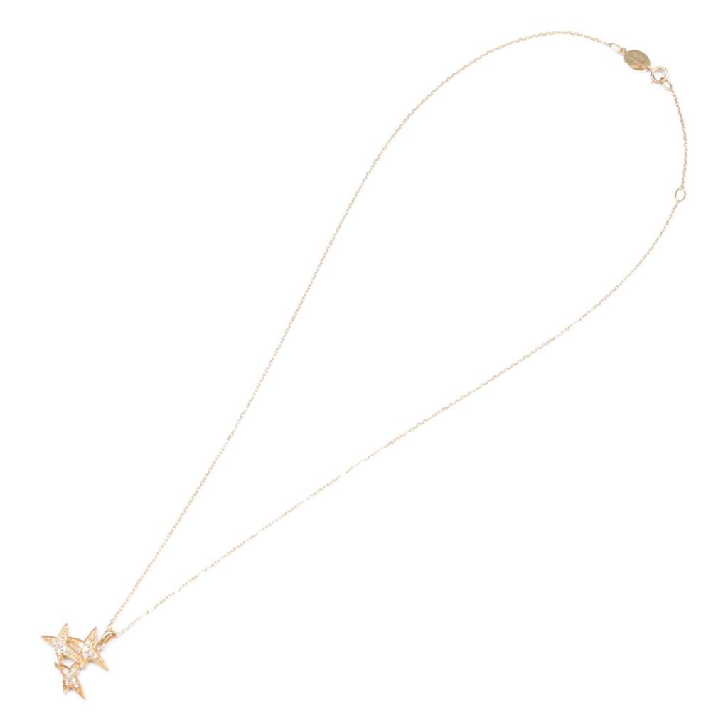 MAUBOUSSIN 750 Diamond Etoile Star Necklace Yellow GoldUsed