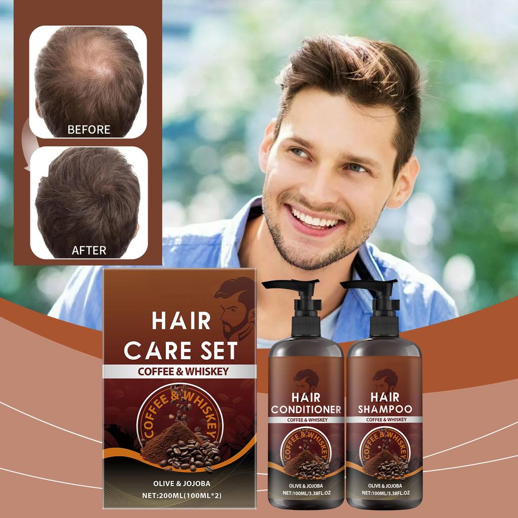 Hair Care Set Deeply Nourishes And Soothes Dry And Frizzy Hair Making It Smooth Shiny And Thick. Hair Care Shampoo And Conditioner.200ML