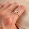 Kinel Square Zircon Trendy Rings