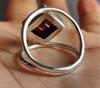 Ruby Ring, Handmade Jewelry, 925 Solid Sterling Silver, Gemstone Ring, Birthstone Women Ring, Gift for Her, Promise Ring