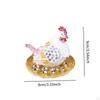 Chicken Figure Nist Hen Statue of Unique Classic Jewelry Organizer Chickens Ornament for Garden Home