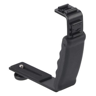 L Shaped Handheld Stabilizer Bracket with Cold Shoe Interface for DJI OM 4/Osmo Mobile 2 3