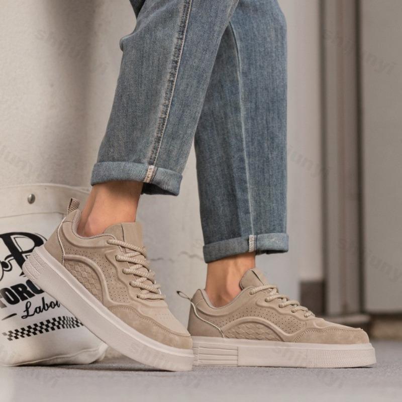 Fashion 2025 Autumn New Retro Low Top Thick Soled Casual Shoes for Men Fashion Trend Versatile Comforatble Breathable Platform sneakers
