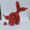European Style Copper Balloon Dog Statue: Shiny Animal Art Sculpture for Home Décor