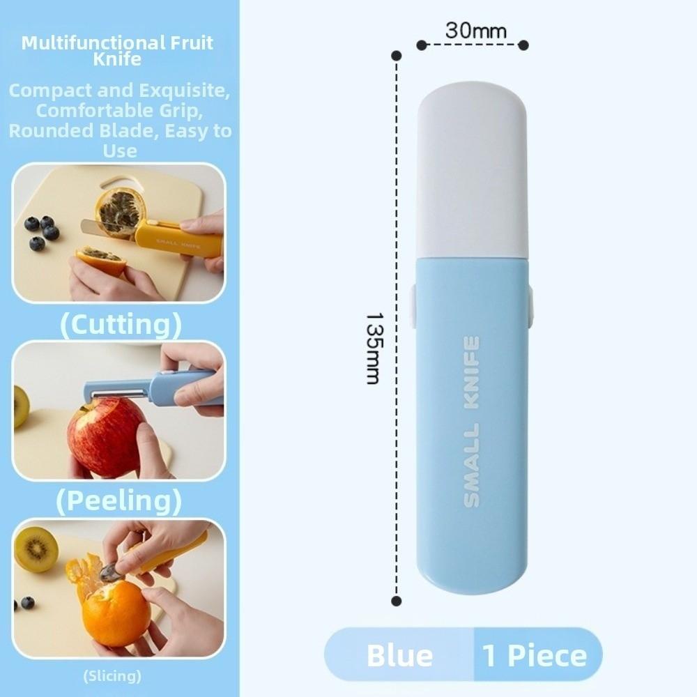 Stainless Steel blades Fruit Peeling Tool Folding Design Multi-Functional Peeler Kitchen Use
