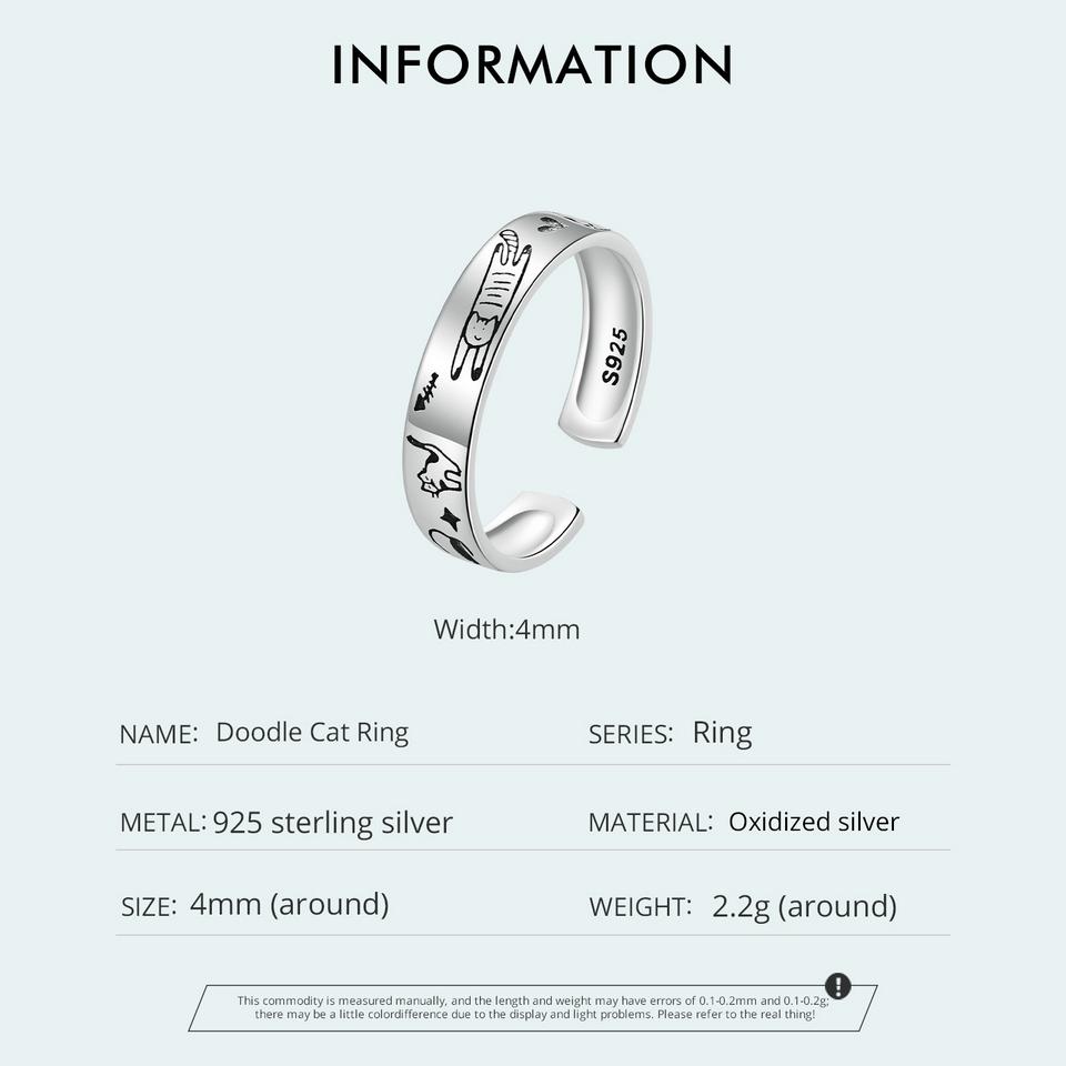 WOSTU 925 Sterling Silver Zlatý retrívr Psí nastavitelné prsteny pro ženy Krásný 3D prsten pro domácí mazlíčky se zvířaty Dívka k narozeninám rodinný dárek