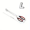3sizes Barbecue Scissor Tong Non-Slip Grilled Food Bread Tong Metal BBQ Baking Clip with Long Handle Kitchen Cooking Accessories