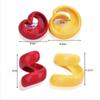 2pcs Spiral Hot Dog Slicer Plastic Hot Dog Mold Household Sausage Cutter  BBQ