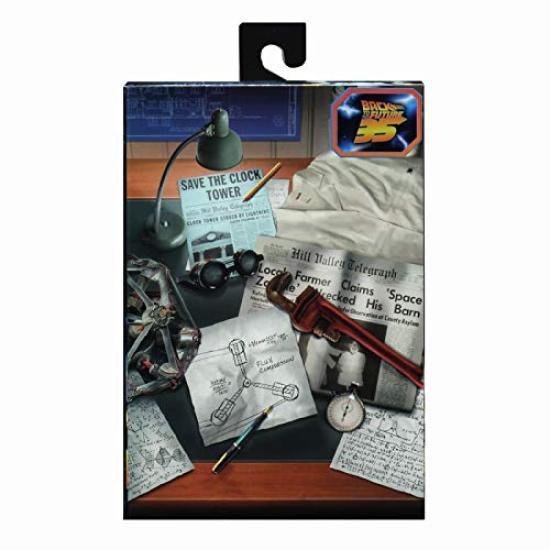 NECA Back to the Future Ultimate 7-inch Action Figure Doc (Emmett Brown)  NECA BACK TO THE FUTURE Ultimate Action Figure Dr. Emmett "Doc" L. Brown