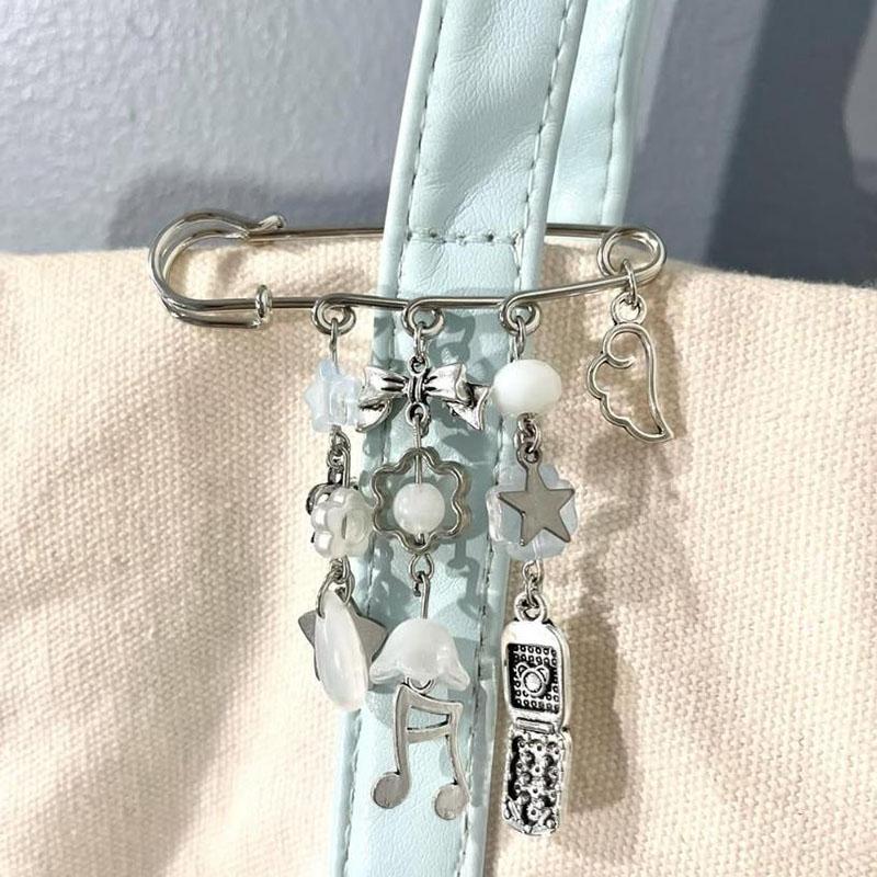 stars brooch cake Charm safety Pin charms Y2K Handmade