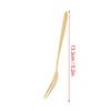 5Pcs Mini Size Snack Fork Rustless Steel Fruit Pick Fork Reusable Dessert Fork  Dessert Tasting