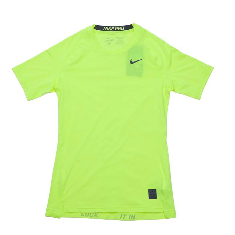 

Nike Pro Breathable Moisture-Wicking Crew Neck Short Sleeve T-Shirt Men tops 826593-702 M