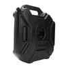 Portable Tank with Locking Mounting Bracket 10L Fuel Petrol Oil Water Tank for Car Motorcycle SUV ATV UTV Black