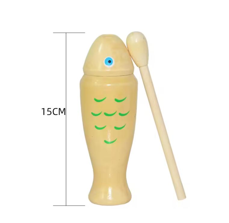Children Musical Instrument Toys Montessori Natural Wooden Drum Harmonica Orff Instrument Kindergarten Music Play Learning Toys