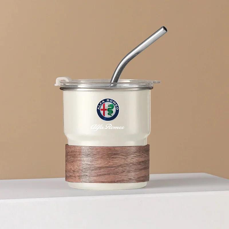 

Car Stickers For Alfa Romeo Stainless Steel cup Coffee Mug Camping beer mug 300ml Bottles For Alfa Romeo Giulietta Mito Giulia S
