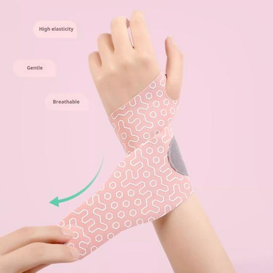 Fascia da polso sportiva ultra sottile Supporto per tunnel carpale Sollievo dal dolore Artrite Tendinite Tutore per polso Mano destra e sinistra Compressione Fasce elastiche per polso