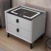 Modern Luxury Smart Bedside Table with Wireless Charging & Multifunctional Storage