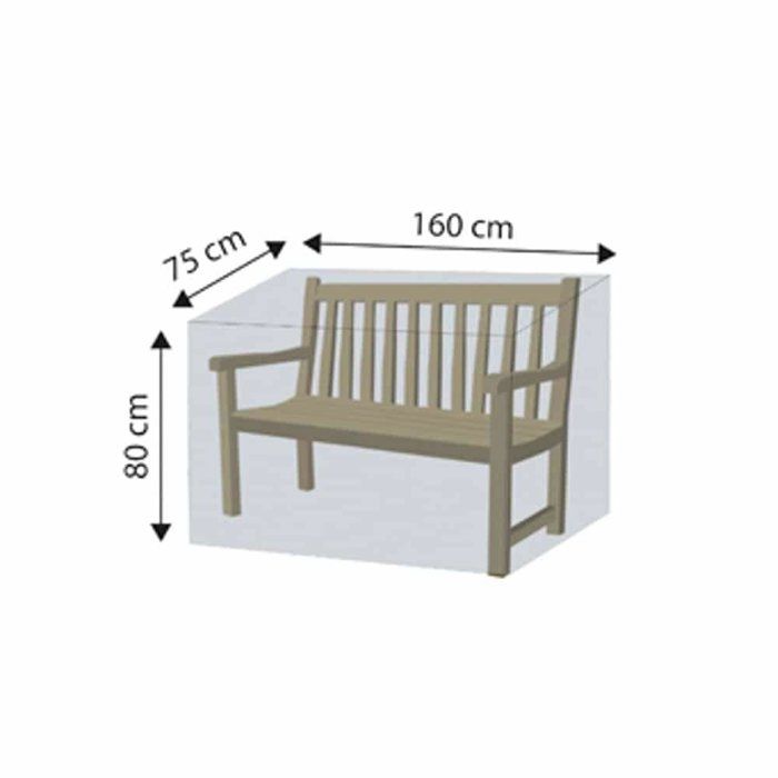 Housse de Protection Banc de Jardin 160 cm - Deluxe & Résistante