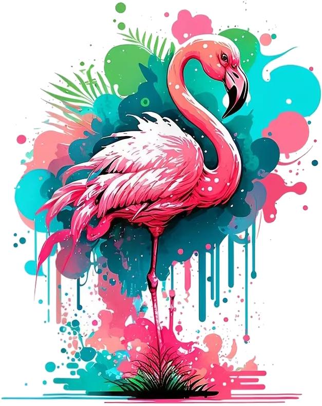 QT2195#15cm Suluboya Pembe Flamingo Su Geçirmez Araba Dekoratif Çıkartma, Arabalar, Dizüstü Bilgisayarlar, Tamponlar, Cam Pencere Çıkartması İçin Uygundur
