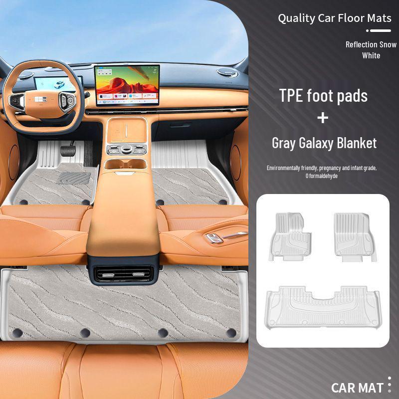 Compatible with Galaxy Starship 7emi: Starry Sky TPE Car Floor Mats
