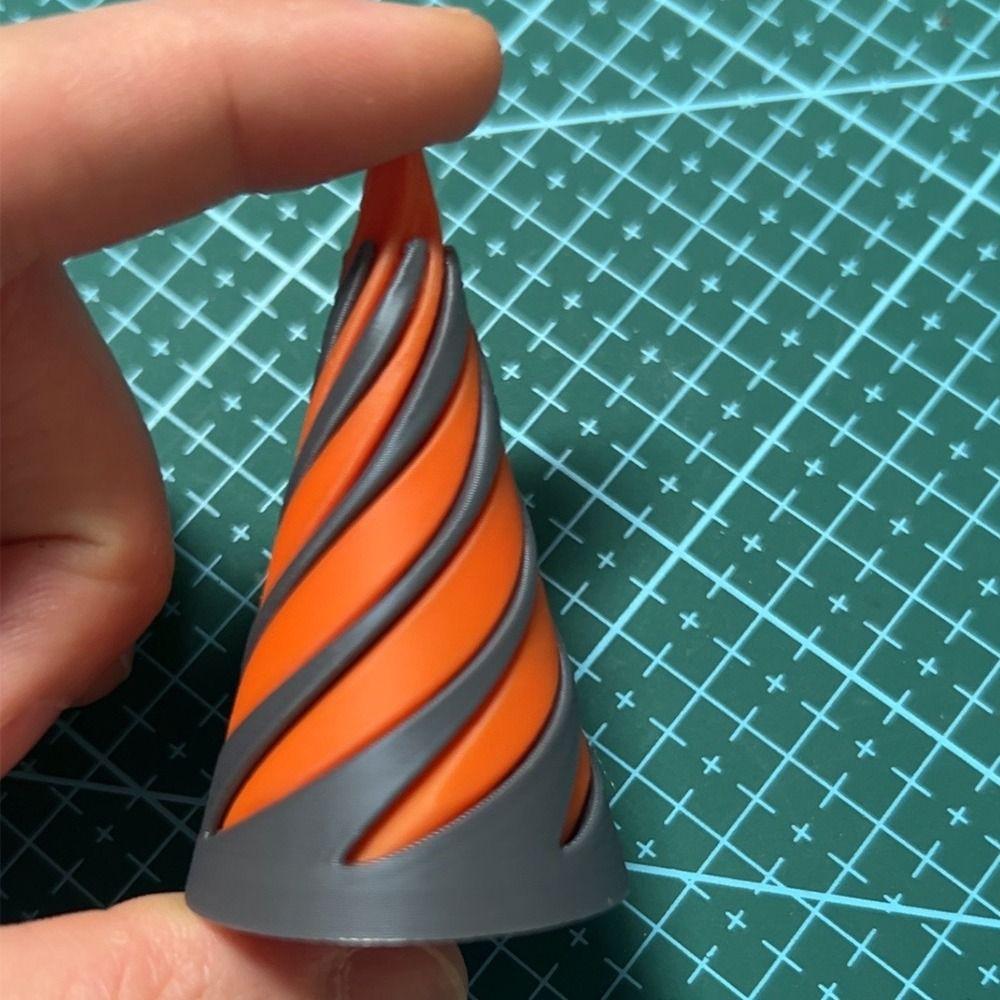 Math Games 3D Printed Spiral Cone Toy Intelligence Development Helix Screw Toy  for Kids