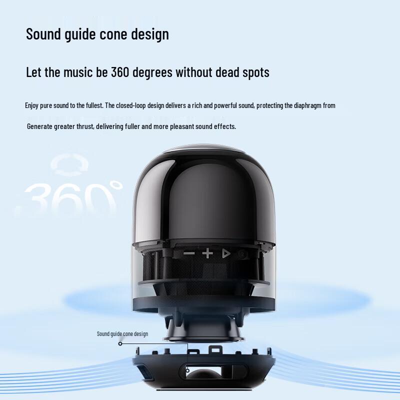 XiaoDu Smart Bluetooth Speaker Colorful Edition CN Plug (adapter Included)