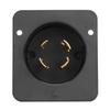 Power Plug NEMA L14-30C Generator Plug 30A 125V-250V 4-Hole US Plug Heavy Duty Power Inlet Boat/Truck/RV Power Inlet