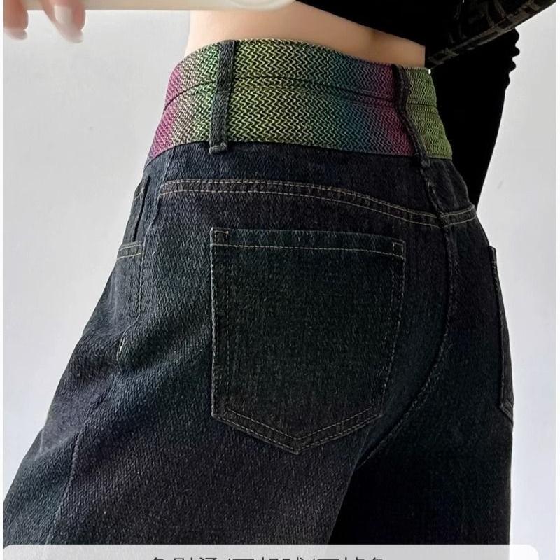 Black High Waist Loose Fit Wide Leg Jeans for Women Stylish and Comfortable Pants