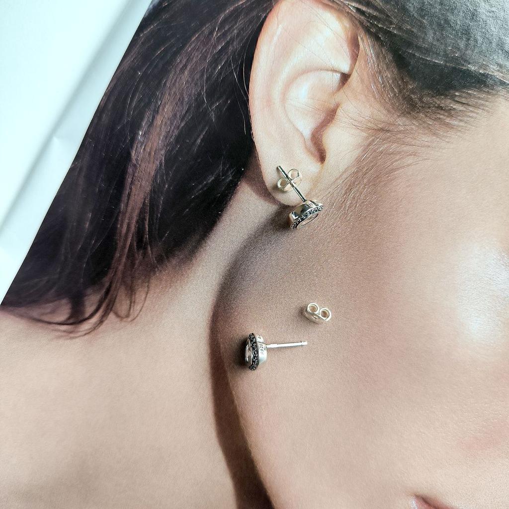 Silver Earrings with Cubic Zirkonia (60002055)