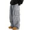 Men's Summer American Retro Overalls, All-match Solid Color, Outdoor Slim Straight Casual Trousers
