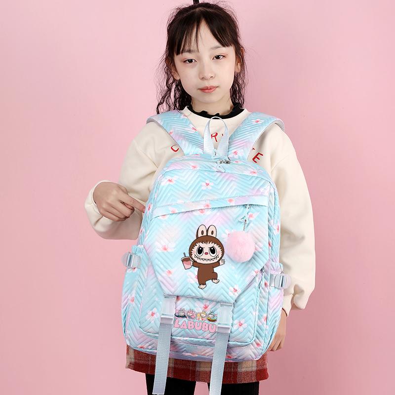 Cartoon Printed Backpack Student Kid Boy Girl Bookbag Teenger Large Capacity Waterproof Schoolbag Travel Bag Gift Mochila