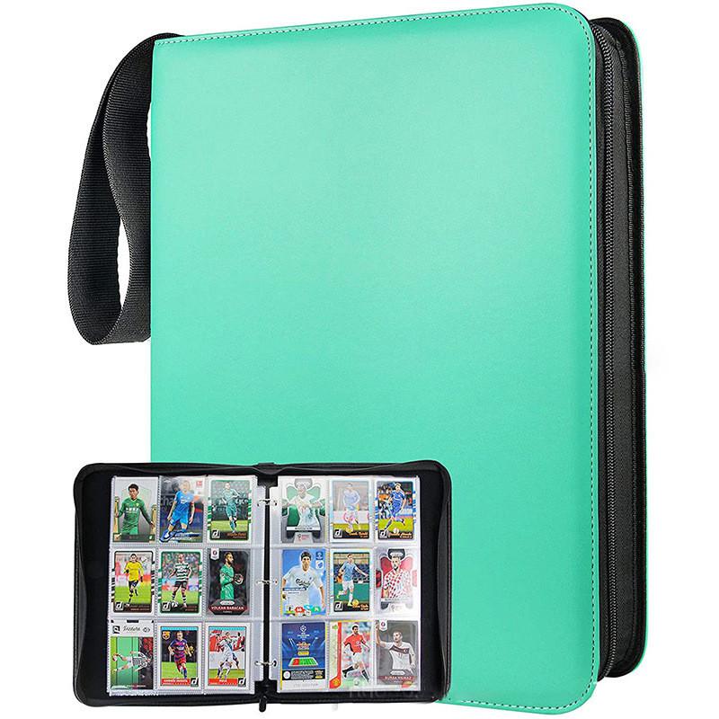 Nine Multi Color Grids Card Binder Holder Collection Book Loose Leaf Collectors