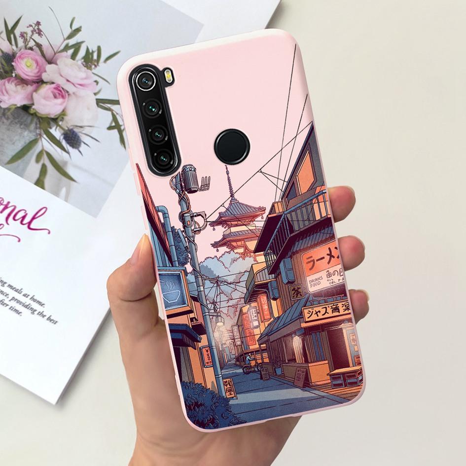 For Phone Cover Xiaomi Redmi Note 8 8T Case Popular Flower Slim Soft Silicone Coque For Xiaomi Redmi Note 8 Pro Note8 8 T Fundas