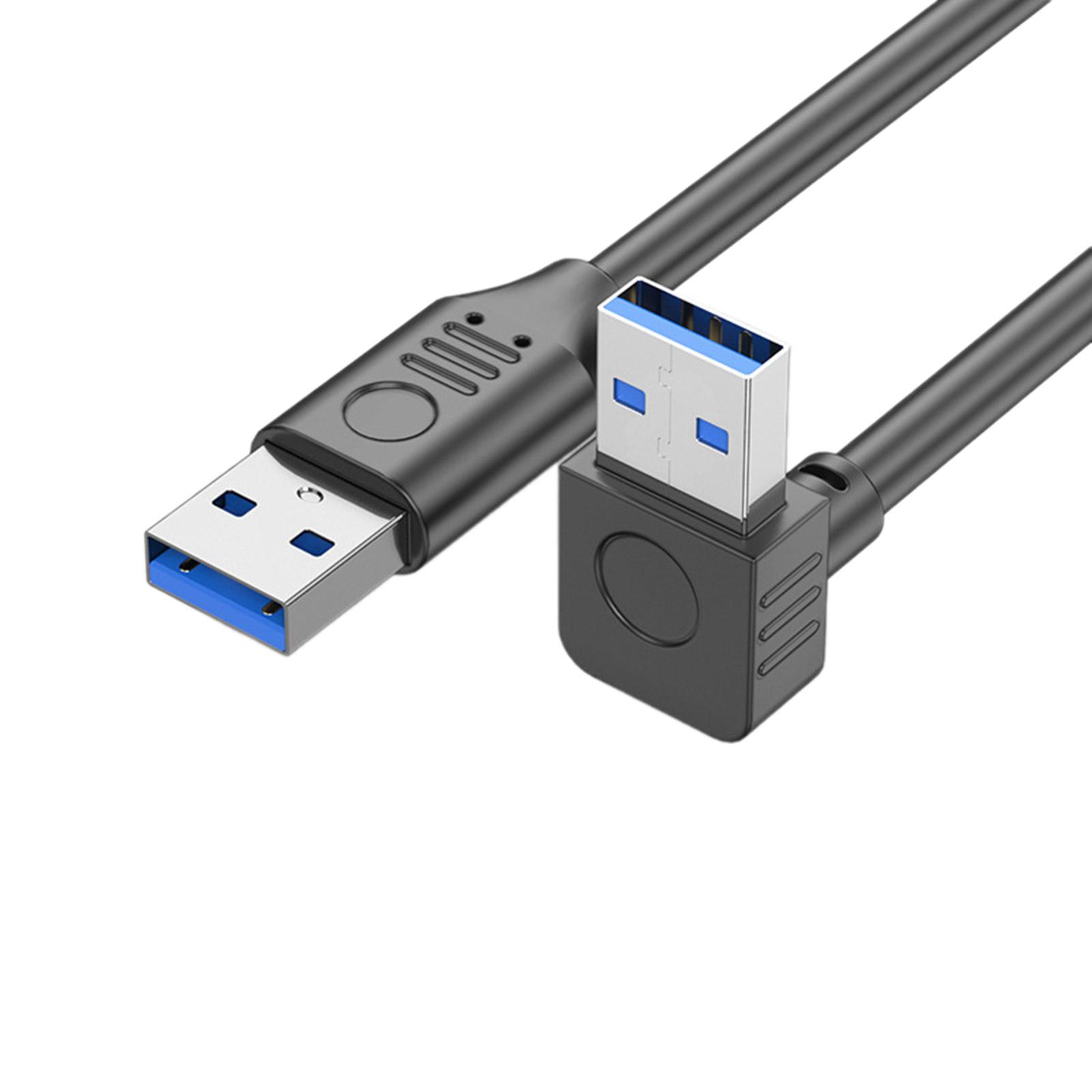 

Flexible USB Male to Male Extension Cord for Hard Disks Laptops 2A Current Support 5Gbps Data Transfer USB Wire 30-Up