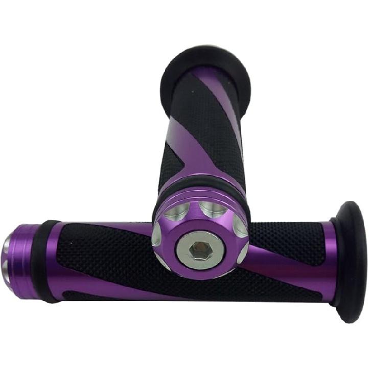 Universal Motorcycle Rubber Gel Handlebar Hand Grips For 7/8" Bar End Handle Bars Sports Bikes