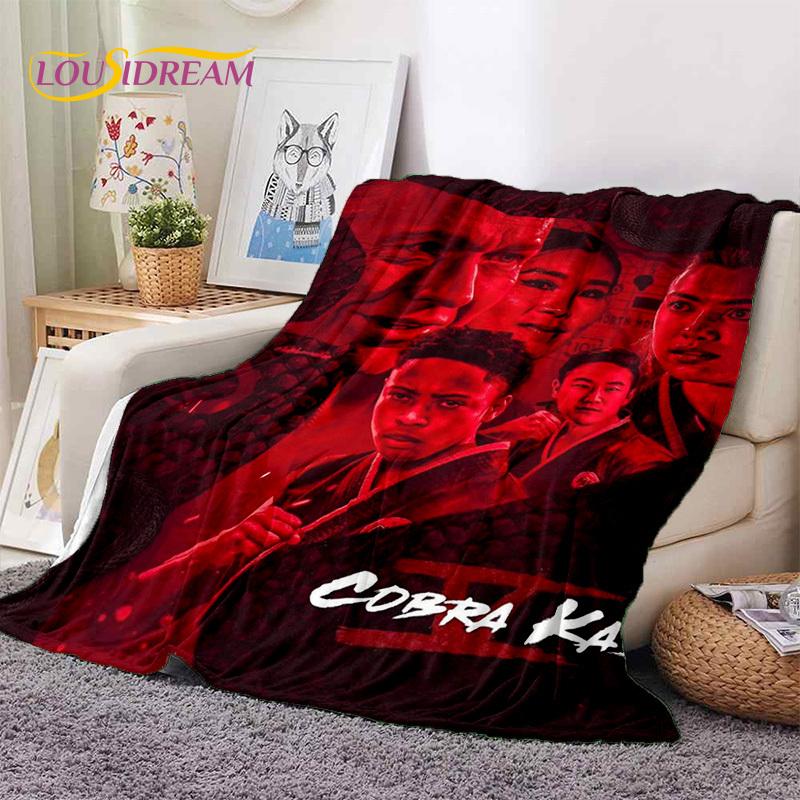 3D Cobra Kai Classics TV Amanda Karate Soft Flannel Blankets,Throw Blanket Comfortable Blanket for Picnic Beds Sofa Home Bedroom