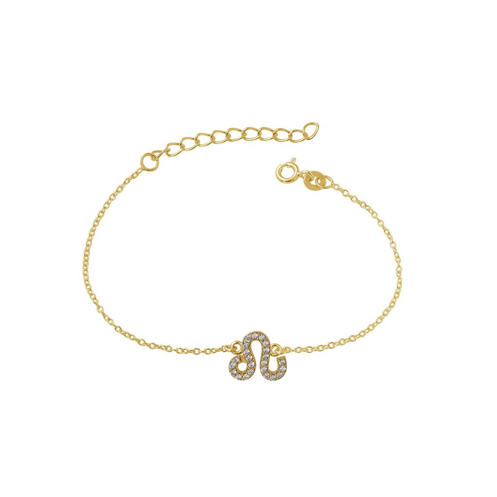 Astrological Zodiac Sign Bracelet, 925 Sterling Silver Handmade Jewelry, Zodiac Jewelry, Women Bracelet