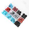 77pcs Air Conditioning Valve Core Caps Replacement A C System Repairing Accessory for Car