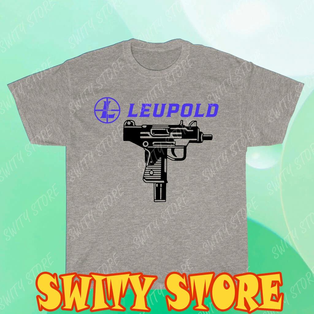 

Leupold Guns Firearms Men s Grey T-Shirt Funny Size S to 5XL S