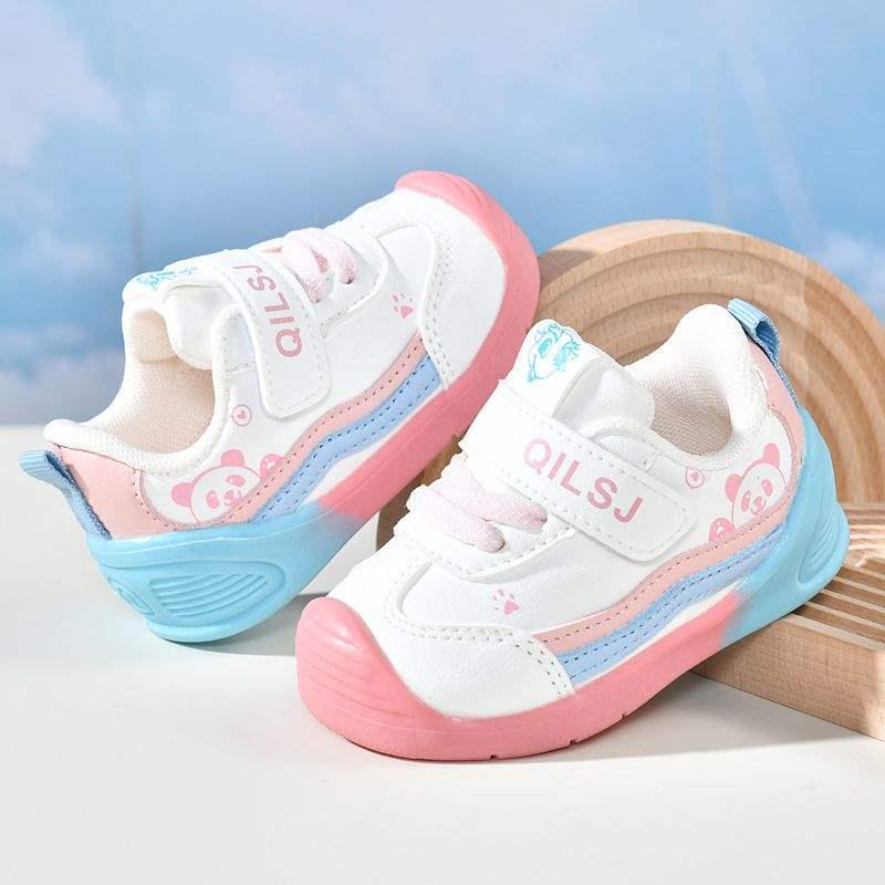 

Waterproof Leather Winter Walking Shoes for Toddlers 0-3 Years, Plus Velvet, Unisex 12.0cm - Size 15