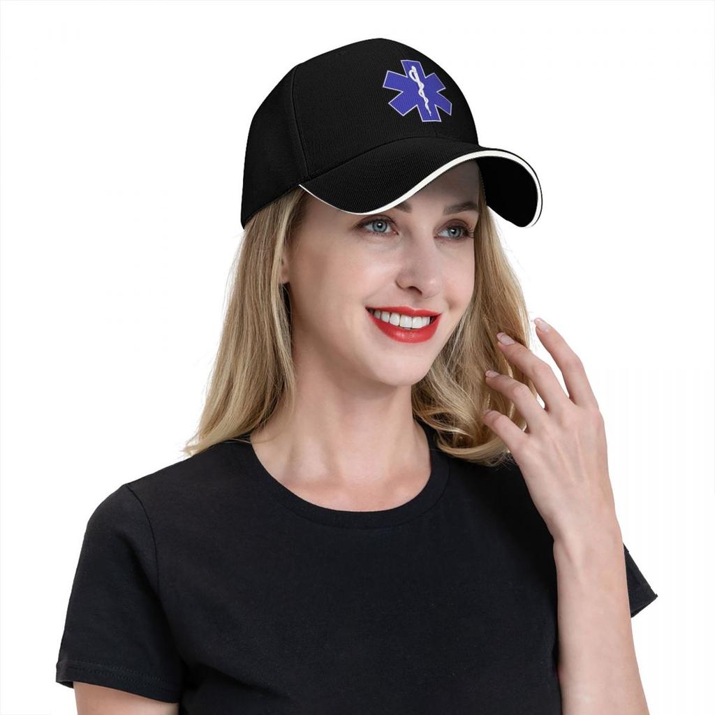 EMT Star Of Life Emergency Medical Cap Fashion Casual Baseball Caps Adjustable Hat Hip Hop Summer Unisex Baseball Hats