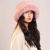 Warm Artificial Fur Hat Fluffy Hat Winter Cap Personality Beanie Hat  Outdoor