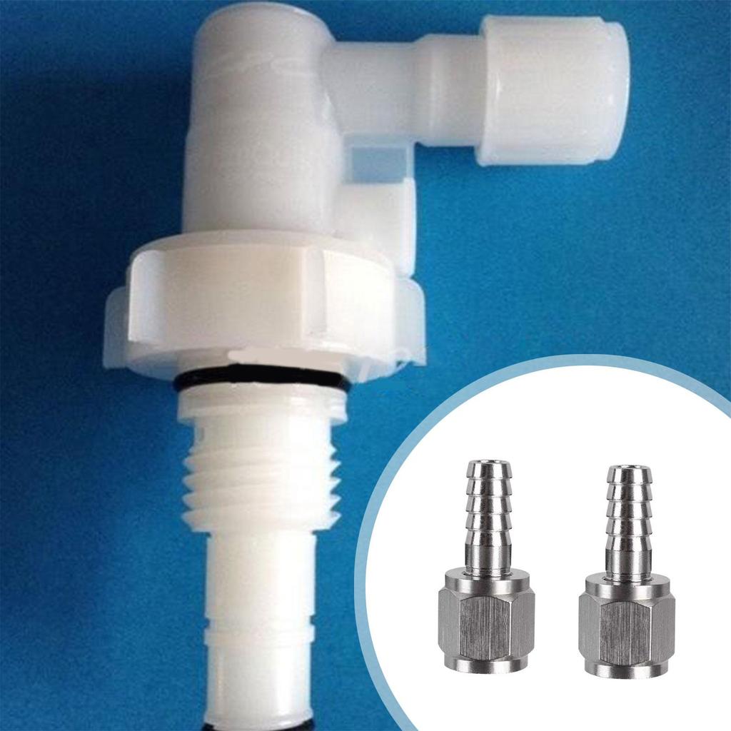 Hose Barb Fitting Easy Installation Stainless Steel Coupler for Fuel 1 4