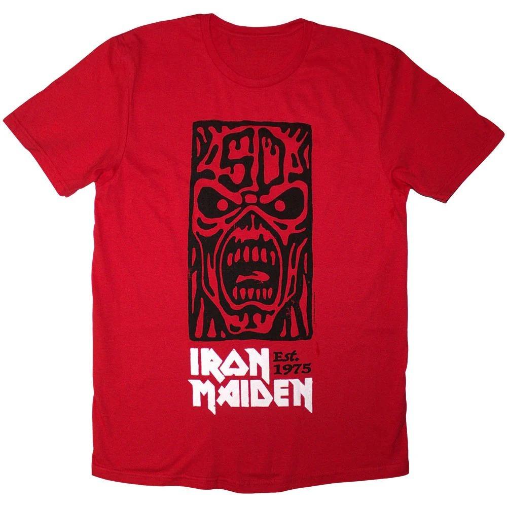 Iron Maiden Восток. Футболка черная с логотипом-штампом 1975 года, размеры S-4XL, высококачественная, роскошная, унисекс, топ Y2k M
