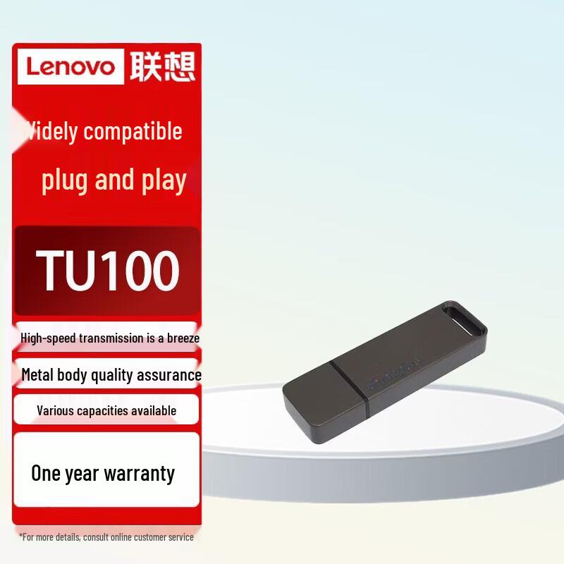 Lenovo ThinkPlus TU100 USB 3.1 Metal Flash Drive