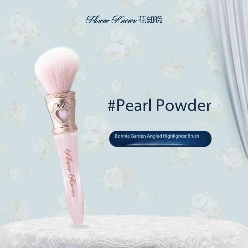Flower Knows Bunny Garden Series Blush Brush - Flower Knows Wool Loose Powder Highlighter Cosmetic Tool for Makeup амарант розовый