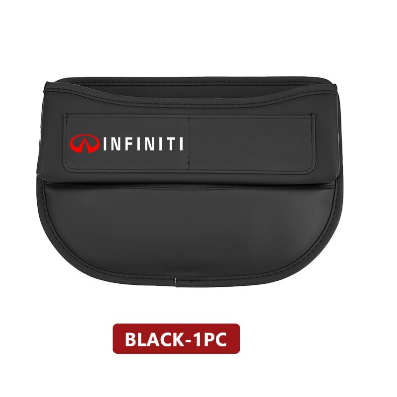 Car Seat Gap Box Leather Stowing Tidy Interior Accessories For Infiniti Q50 FX35 Q30 G37 Q70 QX70 G35 Q60 QX50 QX60 QX80 JX35 UU555