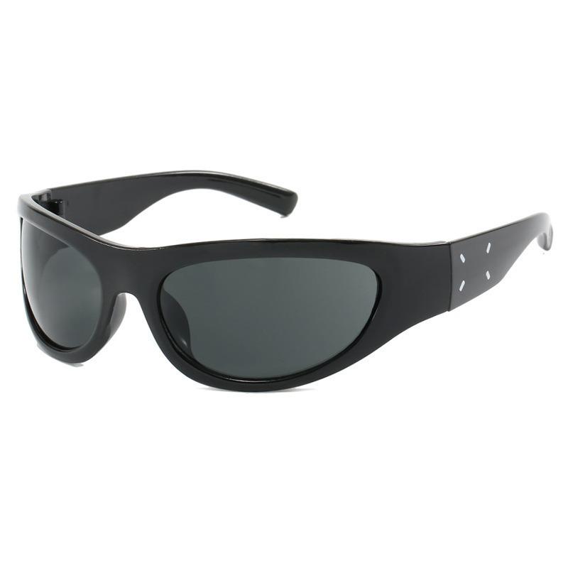 1PC plastic new headband sunglasses UV resistant internet famous street po concave design