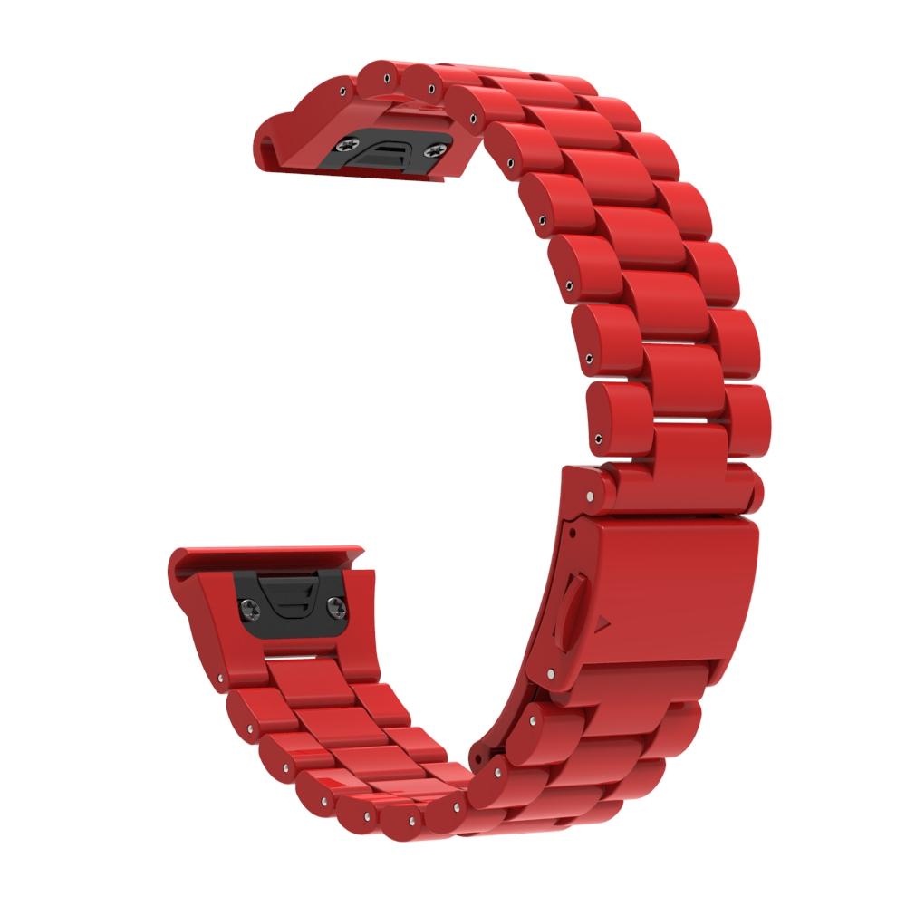 26mm Watch Band for Garmin Fenix 8 51mm/Enduro 3/Enduro 2 Plastic 3-Bead Wrist Strap